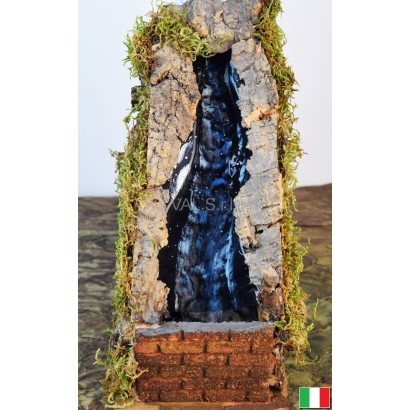 Fontane E Cascate Per Presepe.Cascata Con Acqua In Movimento Fontane E Accessori Presepe E Pr