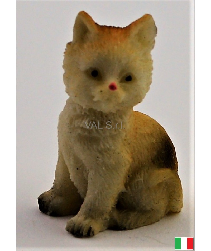 Figurine chat assis