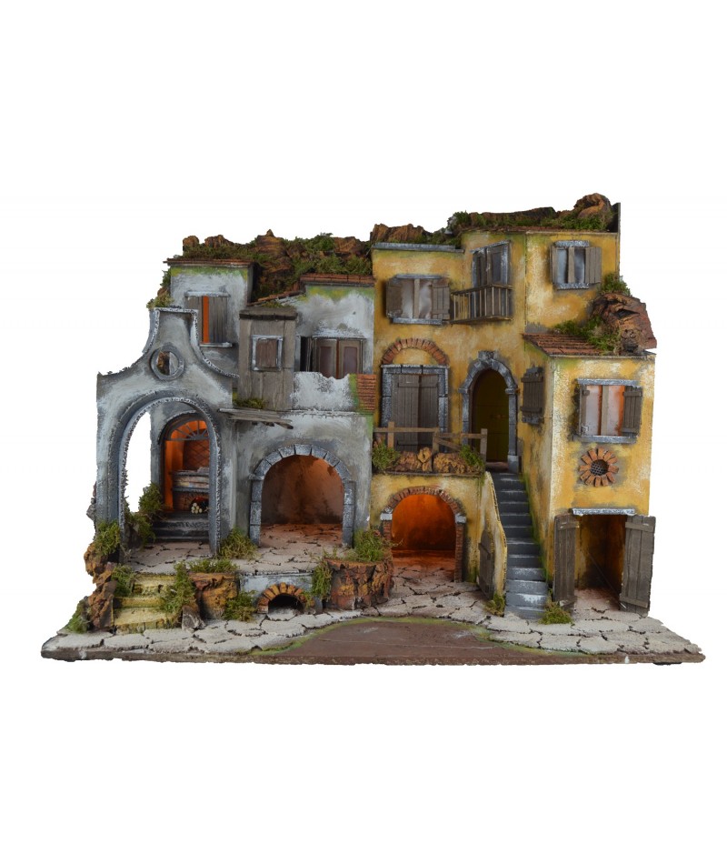 Presepe Pasquale modulare 6 moduli 70x180x80 cm